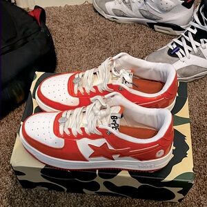 Bapesta 9.5 orange